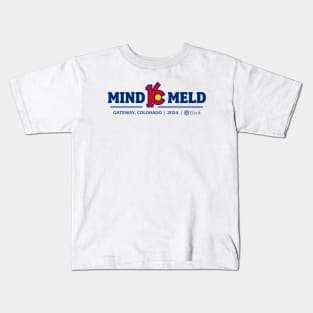 Mind Meld 16 - Fresh Powder & Silver Fox - Wide Kids T-Shirt